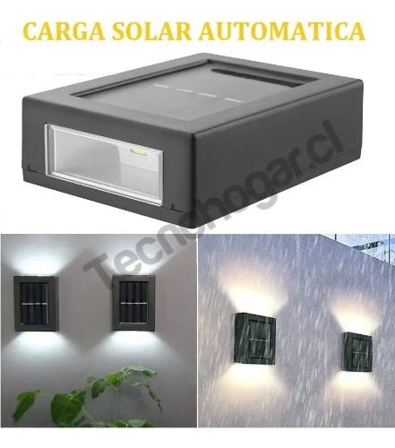 Imagen 1 de APLIQUES LED SOLAR DE PARED LUZ CÁLIDA 