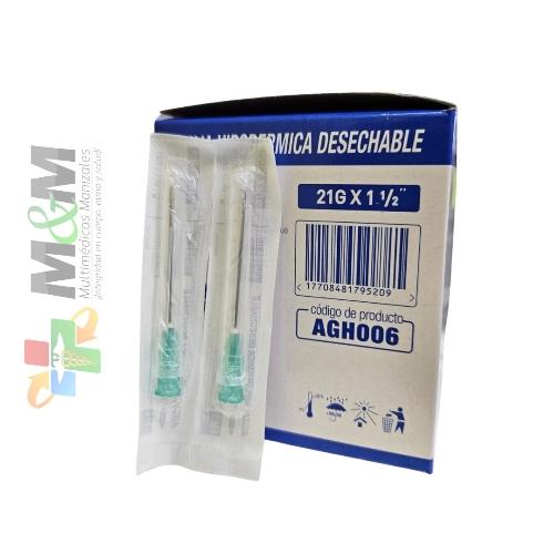 Imagen 1 de Aguja 21G X 1 1/2" caja x100 unidades 