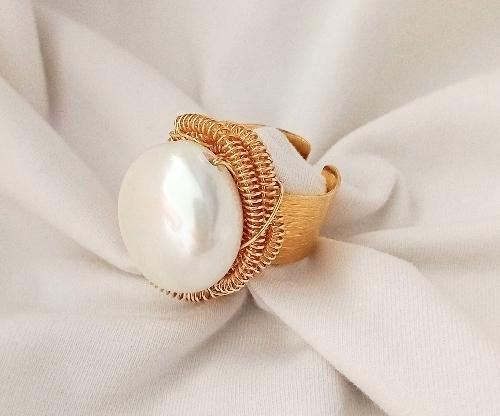 Imagen 1 de Anillos alambre perla 