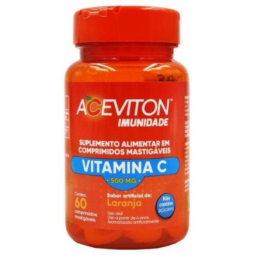 Imagen 1 de Aceviton Imunida C  -60 masticables sabor naranja