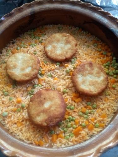 Imagen 1 de Taco de Tortita de Papá con Arroz