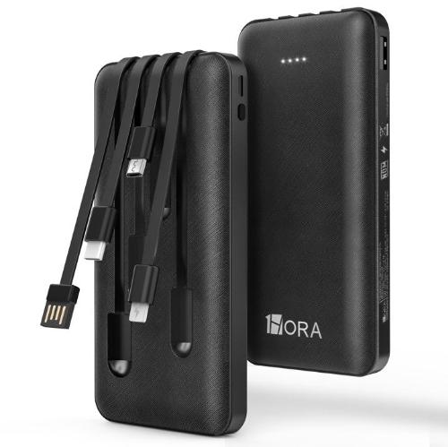 Imagen 1 de 1 HORA POWER BANK  10000 Mah Ultra Slim De Bateria Portatil NEGRO