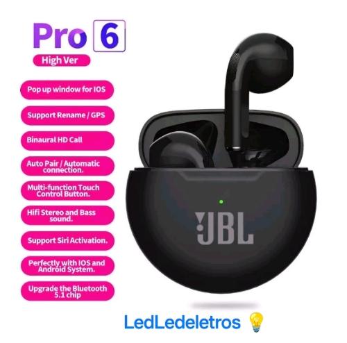 Imagem 1 de Air Pro 6 TWS PRETO ????