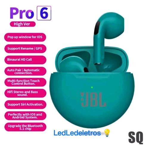 Imagem 1 de Air Pro 6 TWS VERDE ????