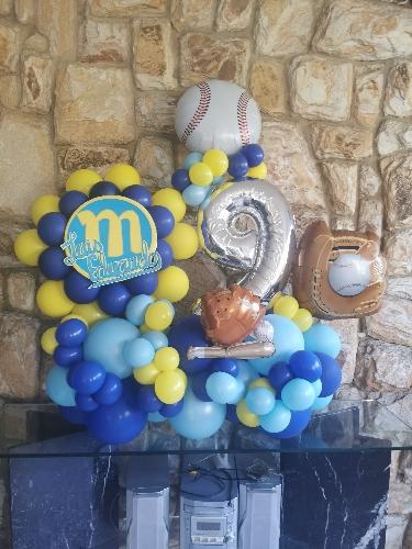 Imagen 1 de Balloons Bouquet motivo baseball 