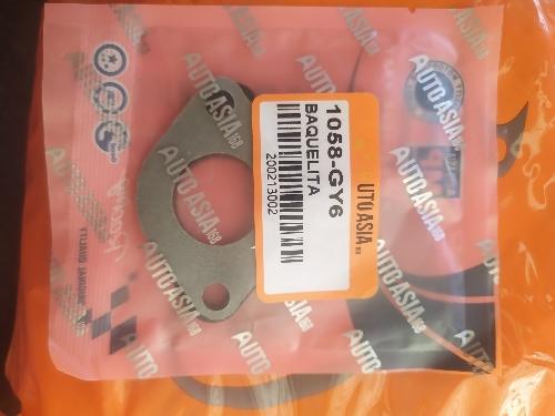 Imagen 1 de Baquelita/Goma de carburador GY6