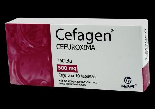 Imagen 1 de Cefagen 10tabletas 500mg