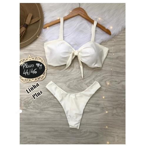 Imagem 1 de Biquíni Plus Alcinha Branco