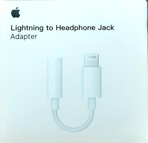 Imagen 1 de Adaptador de audífonos original  lighting a 3.5 mm