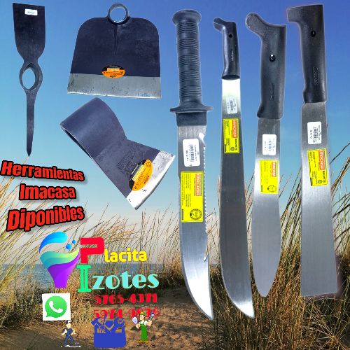 Imagen 1 de Azadones, piochas, machetes, cutas, colimas  machete copeton achas  