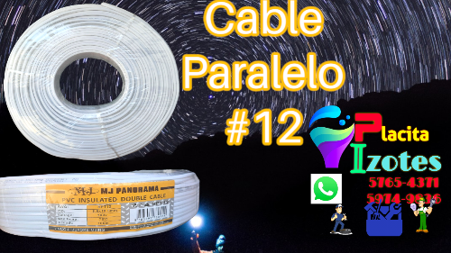 Imagen 1 de Cable paralelo #12 por metro 