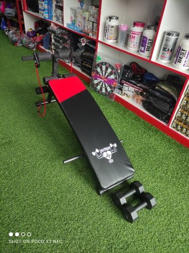 Imagen 1 de Banca Abdominal con Ligas y Mancuernas