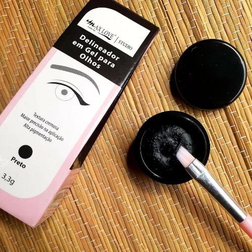 Imagem 1 de Delineador em Gel Preto para Olhos Max Love