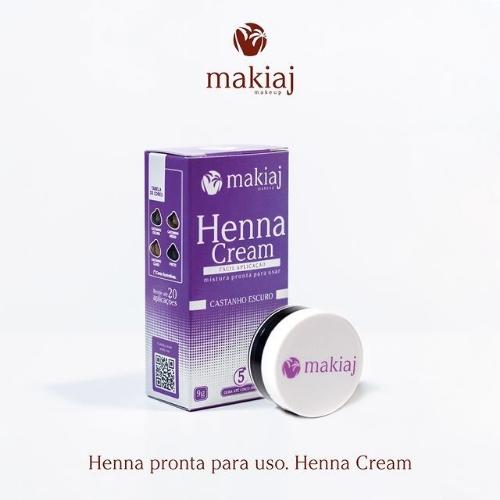 Imagem 1 de Henna Makiaj Cream-Castanho escuro