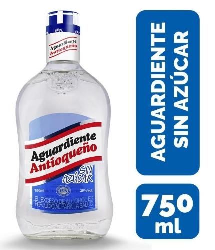Imagen 1 de Aguardiente Antioqueño tapa azul - Botella