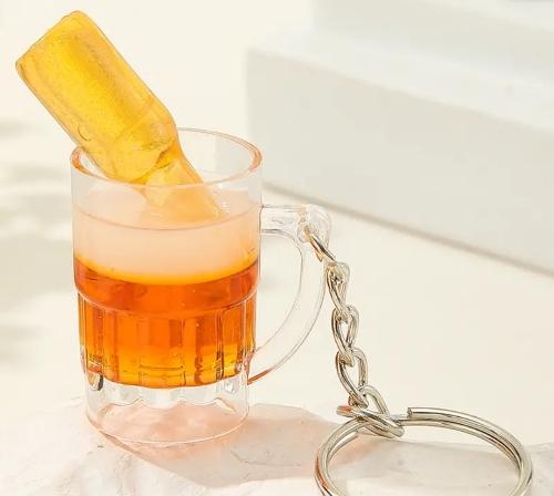 Imagen 1 de 1 PC de llavero de vaso de cerveza