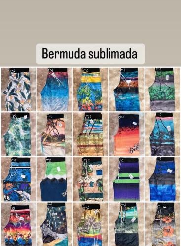 Imagem 1 de Bermuda Cós Sublimado 