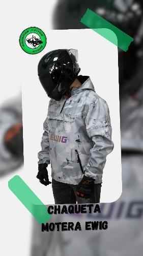 Imagen 1 de Chaqueta Motera EWIG Gris TXL