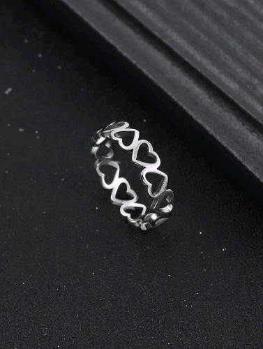 Imagen 1 de Anillo con forma de corazones unidos