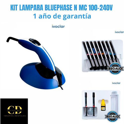 Imagen 1 de  OFERTA LAMPARA BLUEPHASE + KIT DE RESINAS TETRIC N COLLECTION IVOCLAR
