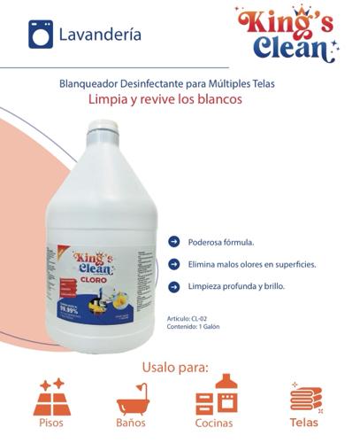 Imagen 1 de  Cloro blanqueador desinfectantes (1/2 galón )