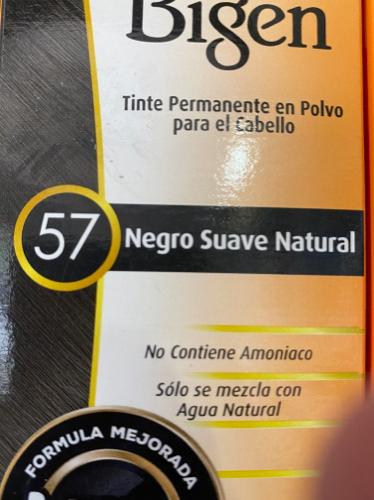 Imagen 1 de  Bigen 57 negro suave natural 