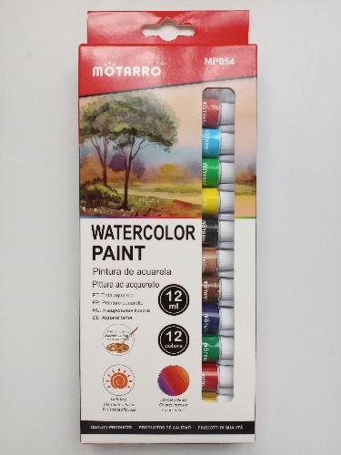 Imagen 1 de Acuarela en tubo 12 colores