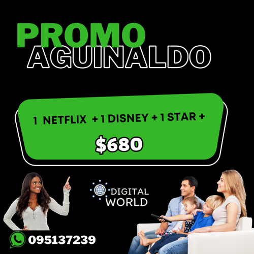 Imagen 1 de Netflix  + Disney + Star 