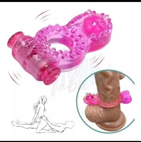 Imagen 1 de ANILLO VIBRADOR RETARDANTE ESTIMULA CLITORIS