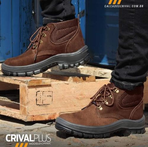 Imagem 1 de Bota nobuck 39 crival marrom 