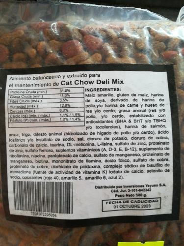 Imagen 1 de Alimento Cat Chow Deli Mix 500g