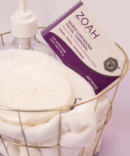 Imagen 1 de Barra limpiadora (facial y corporal)- jabón Zoah 