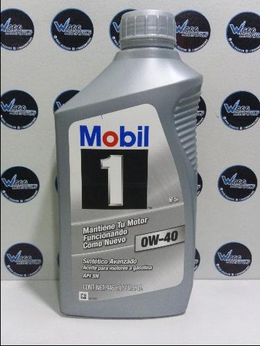 Imagen 1 de Aceite 0W-40 Mobil 1 Sintético( 750Bs)