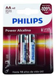 Philips Pilas Alcalina AA LR6P2B /77