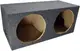 (M) 221CAJON DE DOBLE SALIDA 12" GRIS PARA BOCINAS DE 6X9"