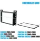 (M) 116FRENTE HF-0410 2 DIN Chevrolet Equinox HHR Malibú y Pontiac 63, G5, G6, Solstice
