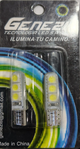 BOMBILLOS LED T10 6 LEDS BLANCOS X2