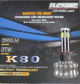 BOMBILLOS LED RACINGTEC K80 9007 3000LM