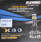 BOMBILLOS LED RACINGTEC H3 K80 6000LM