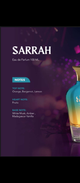 SARRAH EDP de Kunooz (100 ml) - Inspirado en Erba Pura