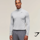 Vital Seamless 1/4 Zip - Light Grey/Smokey Grey (XL)