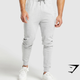Crest Joggers - Light Grey Marl (L)