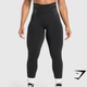 Glute Boost Seamless Leggings - Black/Asphalt Grey(M)