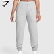 Fleece Cargo Joggers (S) - Light Grey Core Marl