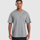 Essential Oversized T-Shirt - Charcoal Grey Marl (M)