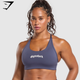 Strength Department Graphic Sports Bra - Weighted Purple(S)