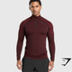Vital Seamless 1/4 Zip - Black/Sets Red (M)