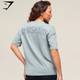 Power Oversized T-Shirt - Denim Grey(L)