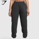 Fleece Cargo Joggers(S) - Black