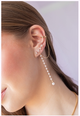 Aretes Solitario Multiestrellas